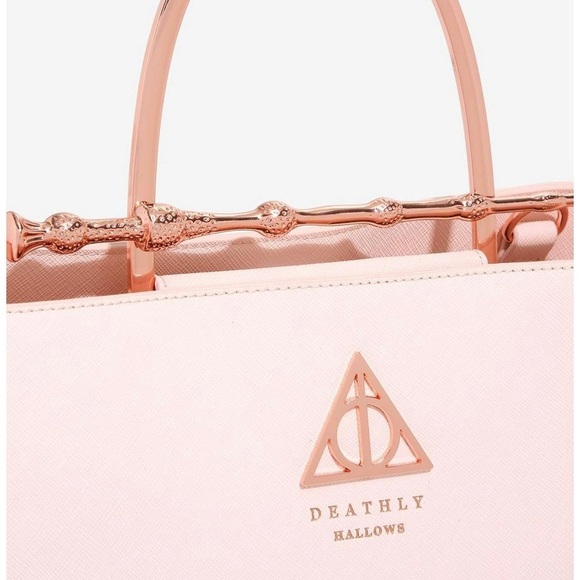 Loungefly Harry Potter Deathly Hollows Elder Wand Crossbody Handbag Satchel NWT - Picture 5 of 6
